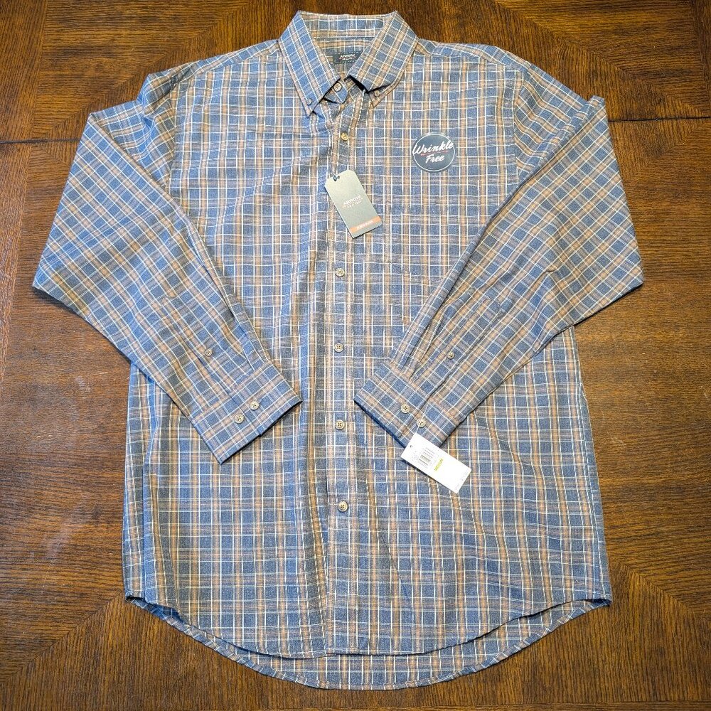 Men's button down shirt, size medium, Arrow brand, NEW with tags